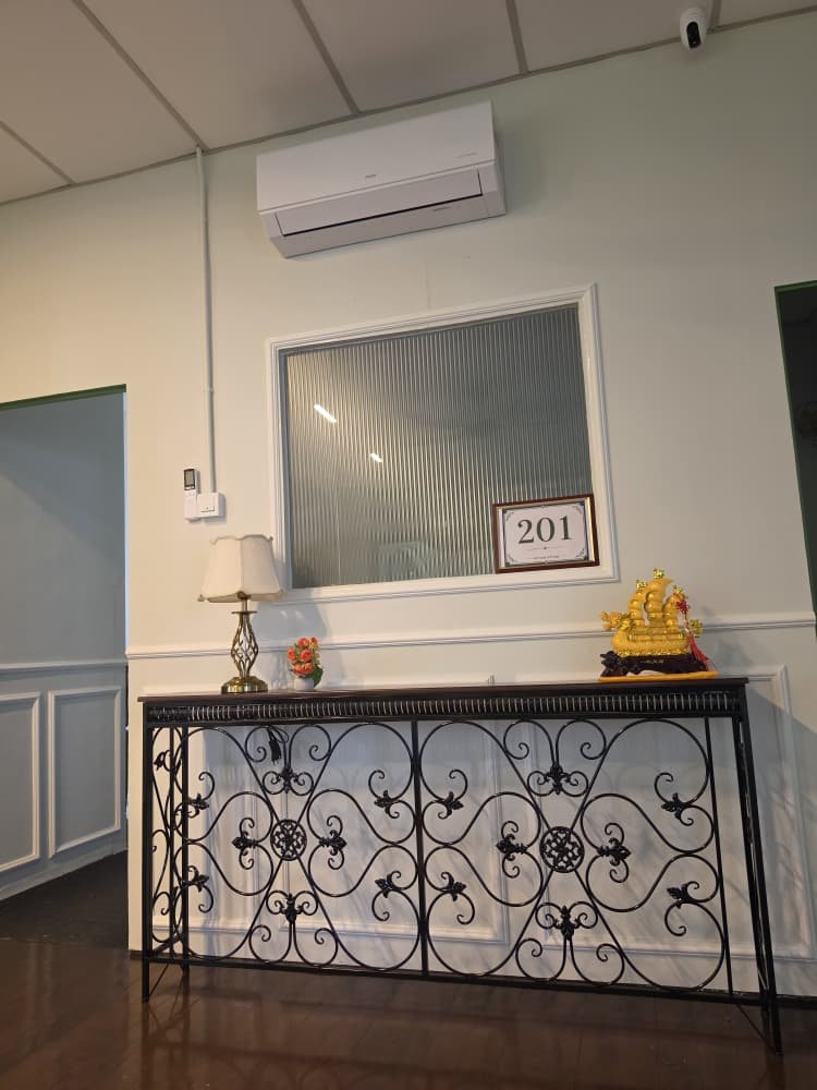 Interior details at Arvena Living in Jelutong