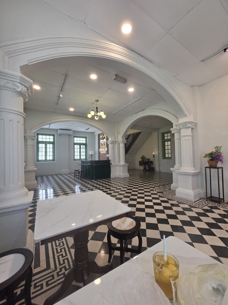 Arched common area at Arvena Living